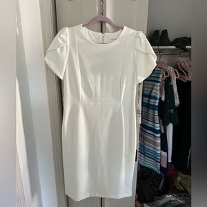 Calvin Klein White Formal Dress size 12
